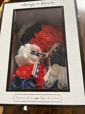 Always And Forever Patriot Bear 9.5 X 7” Doesn’t Include Repair Kit SKU WR27